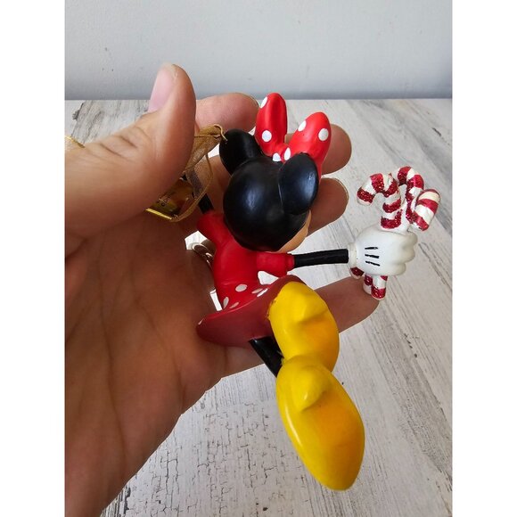Danbury mint Minnie mouse candy cane ornament Xmas tree - Picture 3 of 6